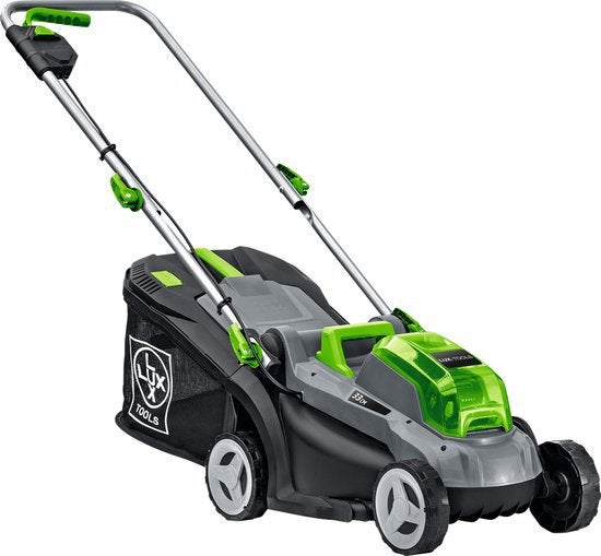 LUX 20V grasmaaier 33cm (incl. 4.0Ah accu + lader), Ophalen, Opvangbak, Lux, Accu-grasmaaier