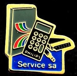 Philips Service SA pin (2), Verzenden, Nieuw, Merk, Speldje of Pin