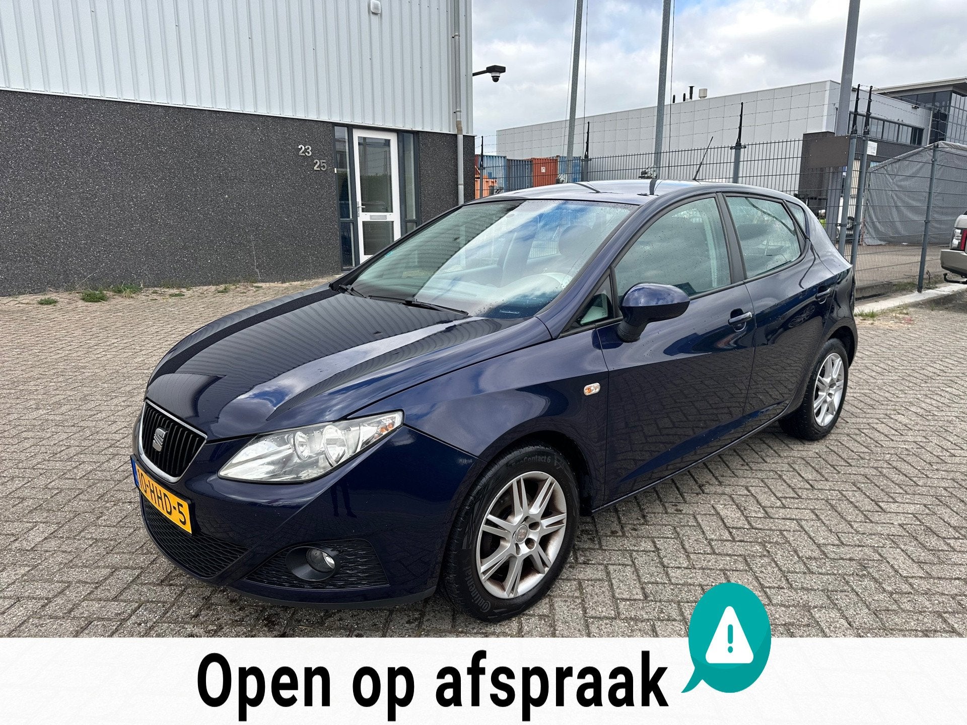 Seat Ibiza 1.4 Stylance 2008 AIRCO 5 DRS NIEUWE APK, Auto's, Voorwielaandrijving, 86 pk, 4 cilinders, Blauw