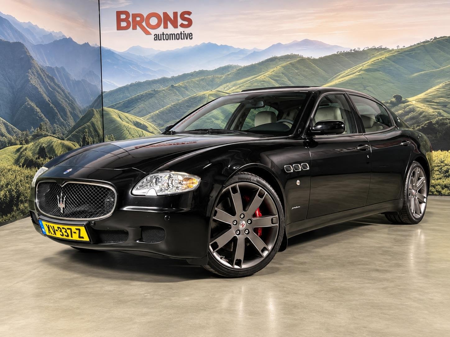 Maserati Quattroporte 4.2, Auto's, Automaat, Gebruikt, 8 cilinders, Zwart