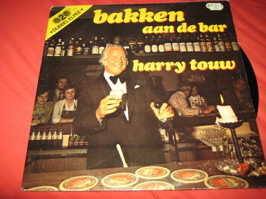 2 LPs, Harry Touw: Bakken aan de bar, Ophalen of Verzenden, Zo goed als nieuw