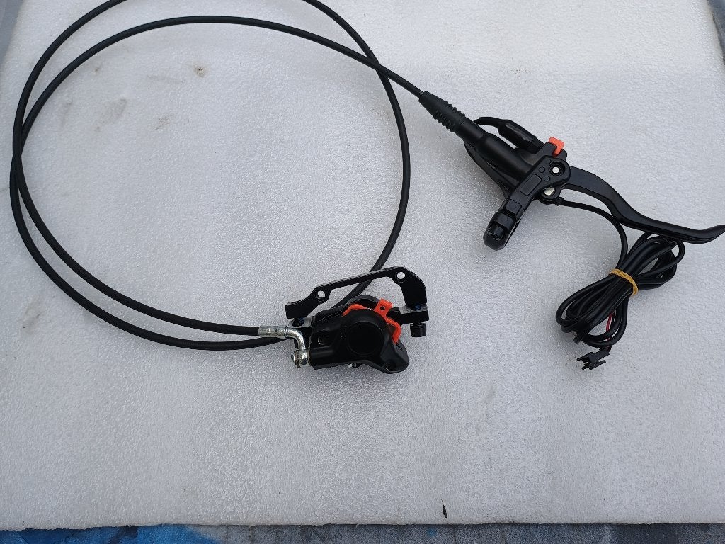 hydraulische fietsremset links achter, Fietsen en Brommers, Remmen, Nieuw, Ophalen of Verzenden, Aluminium