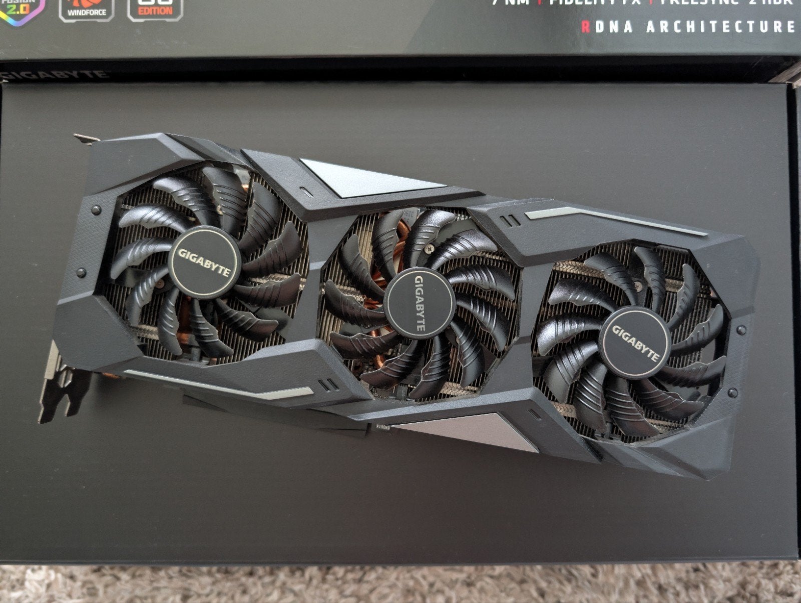 AMD Radeon RX 5700 XT - Compleet met doos, Computers en Software, Videokaarten, Gebruikt, AMD, GDDR6, PCI-Express 4