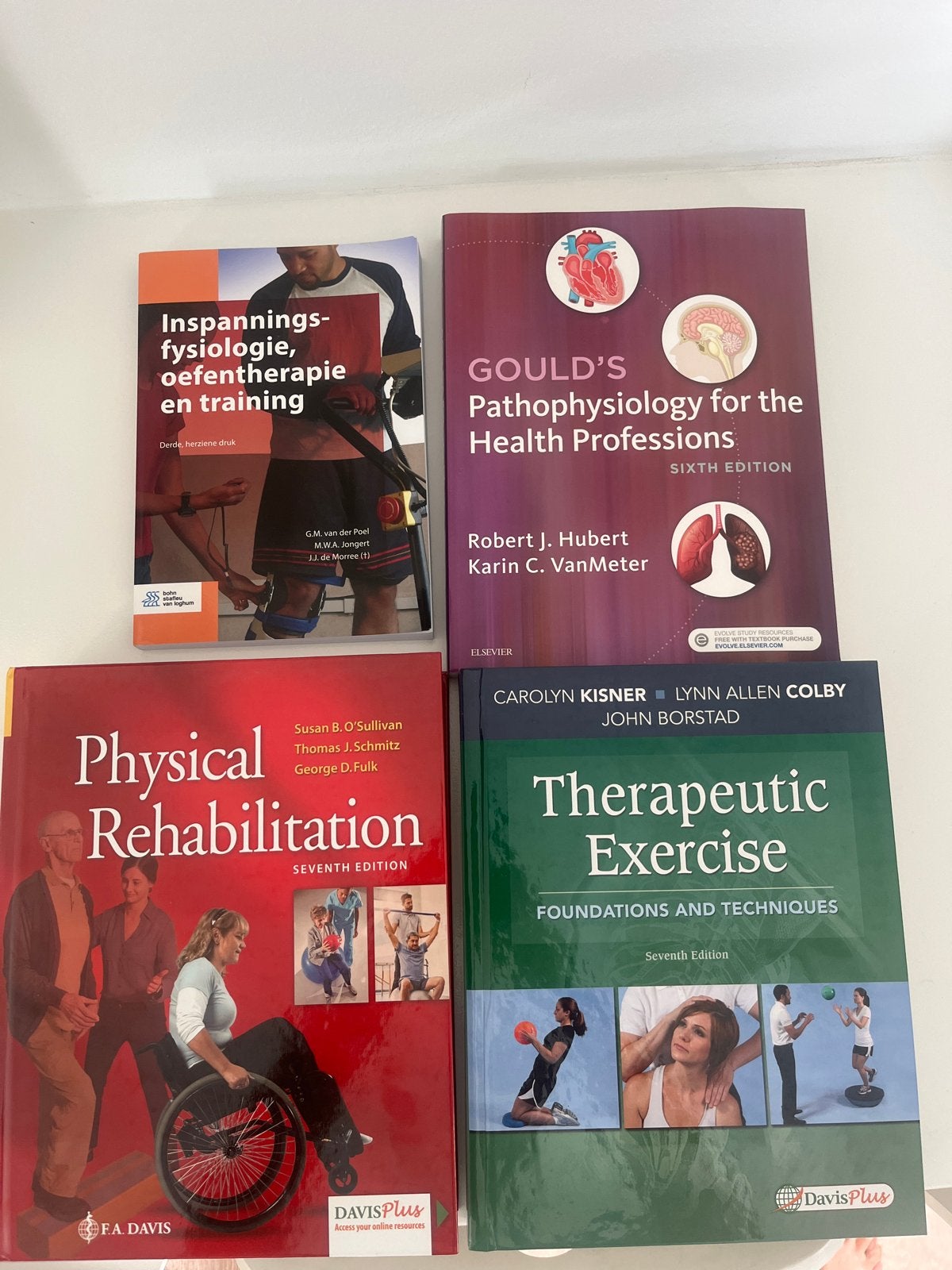 Fysiotherapie boeken: Inspanningsfysiologie, Pathofysiologie, Ophalen of Verzenden, Beta, Zo goed als nieuw, HBO