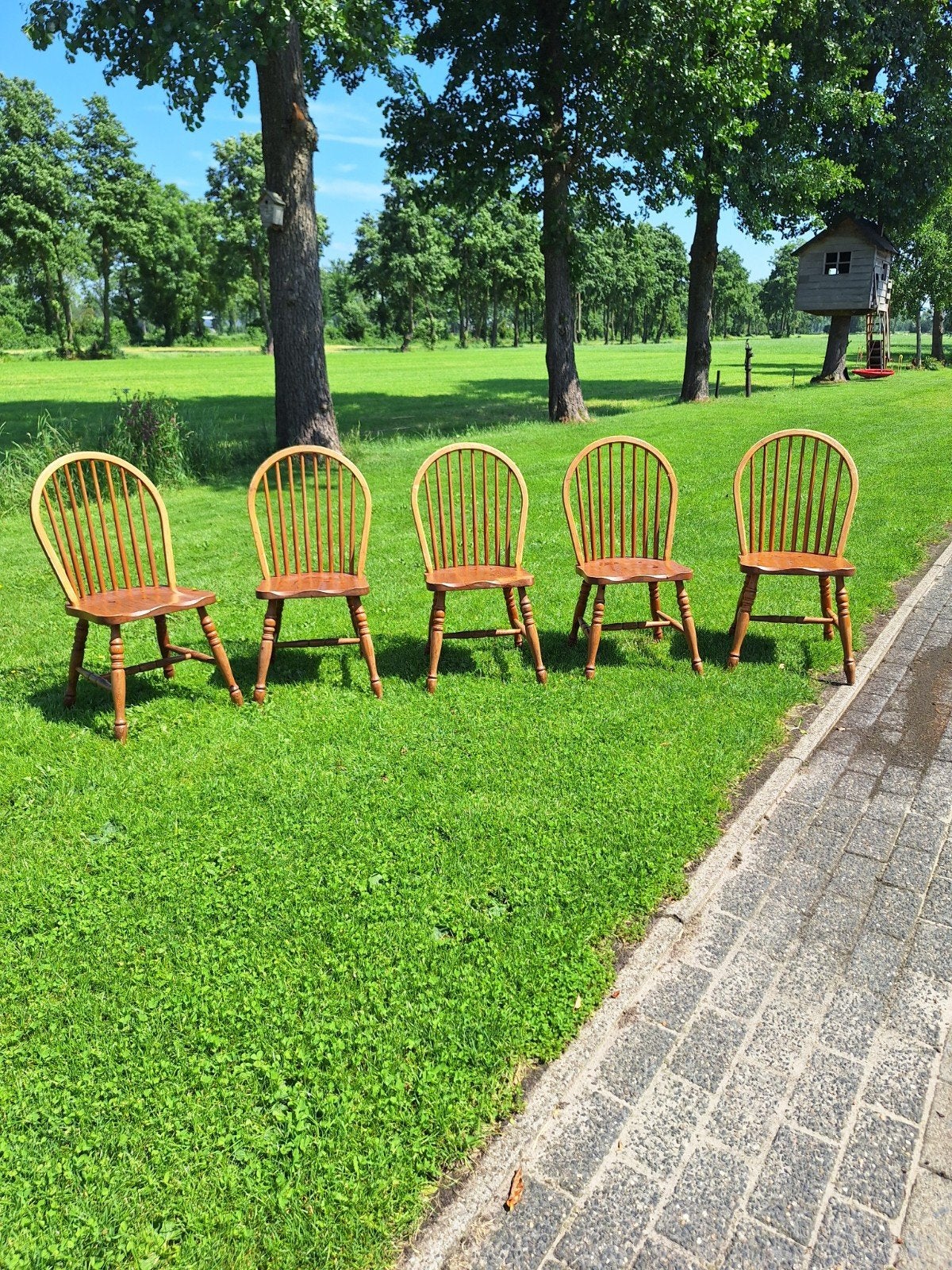 Set van 5 klassieke Windsor stoelen. Prijs is per stuk., Ophalen of Verzenden