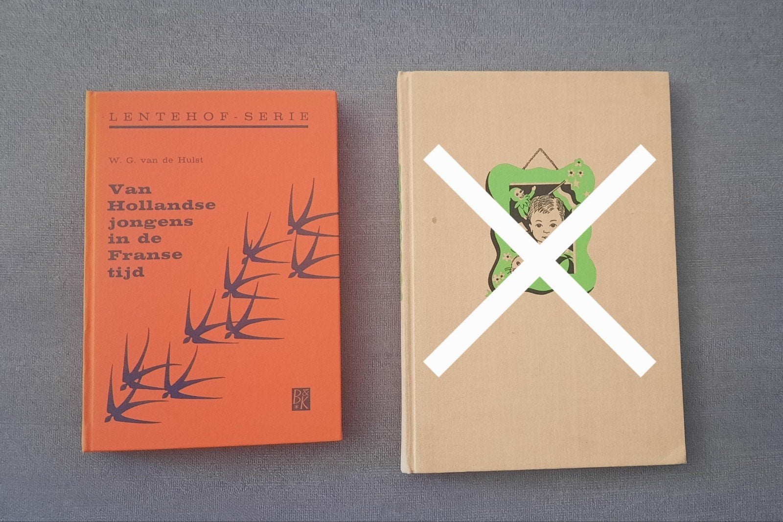 2 vintage kinderboeken – W.G. van de Hulst, Ophalen of Verzenden, Gelezen, W.G. van de Hulst