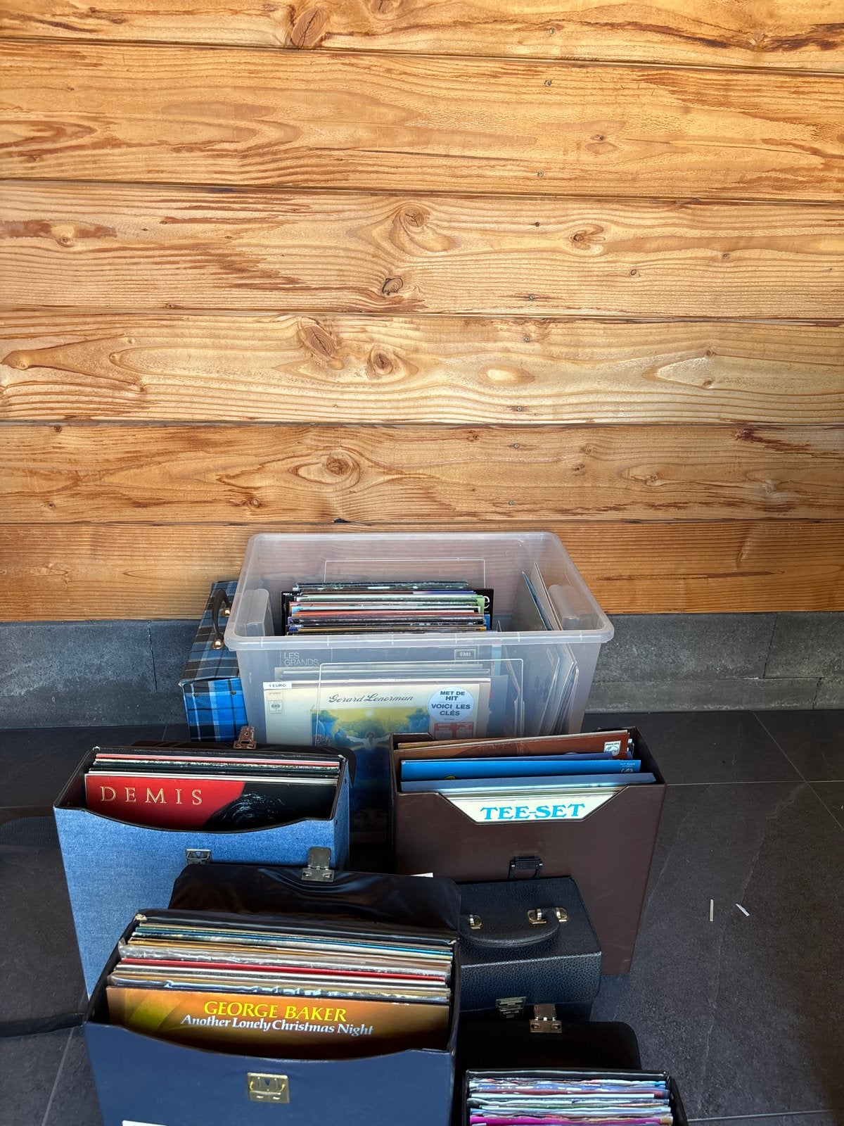 Grote partij vinylplaten