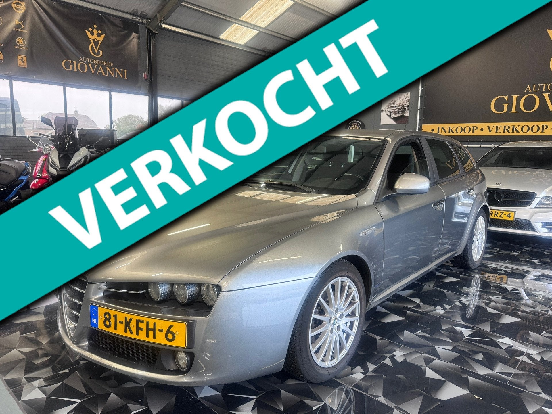 Alfa Romeo 159 Sportwagon 1.9 JTD Q-Tronic Distinctive, Auto's, Euro 5, Gebruikt, Elektrische ramen, Diesel