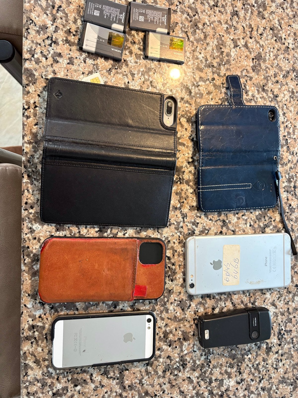 Partij oudere iPhones en Nokia's met accessoires, Ophalen of Verzenden, Niet werkend, Overige modellen