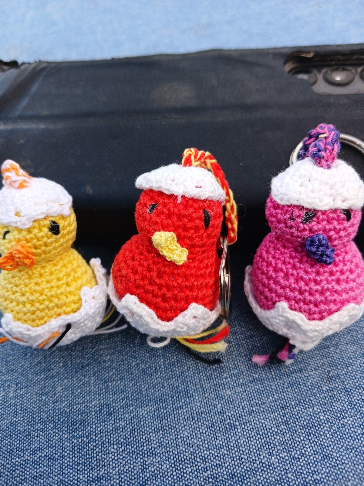 Gelukspoppetjes 3x kuiken, Verzenden, Nieuw, Haken, Overige typen