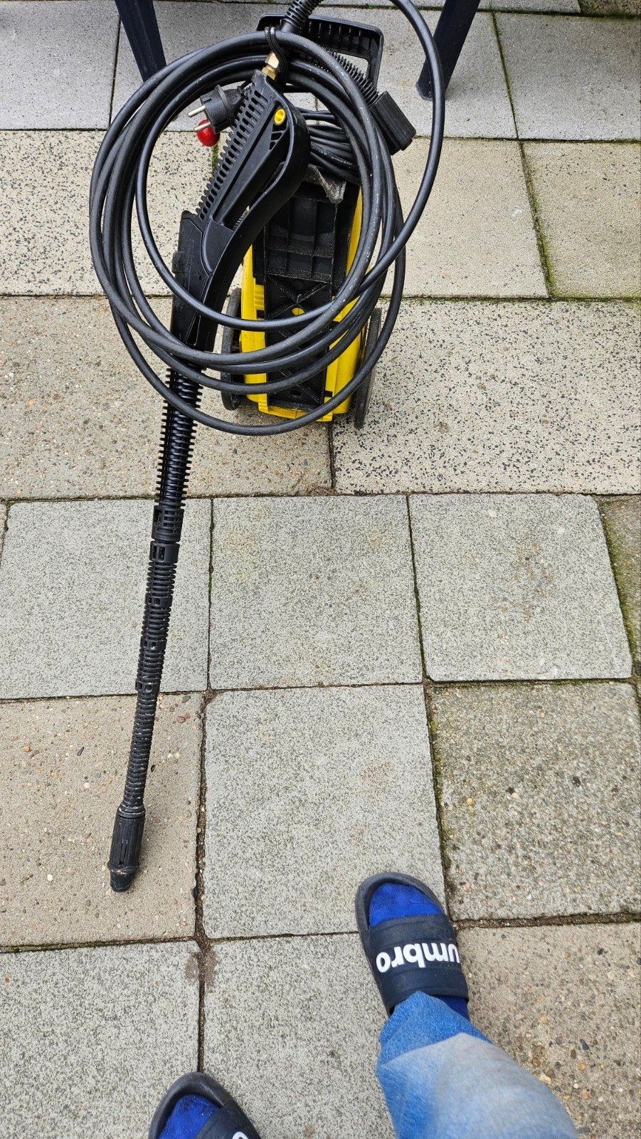 Hogedrukspuit met lans en vuilfrees - Werkt goed, Ophalen of Verzenden, Gebruikt, Elektrisch, Boxer