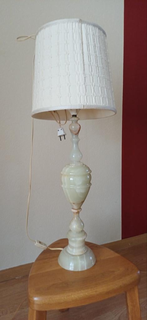 Alabaster lamp, Ophalen, Zo goed als nieuw, 75 cm of meer