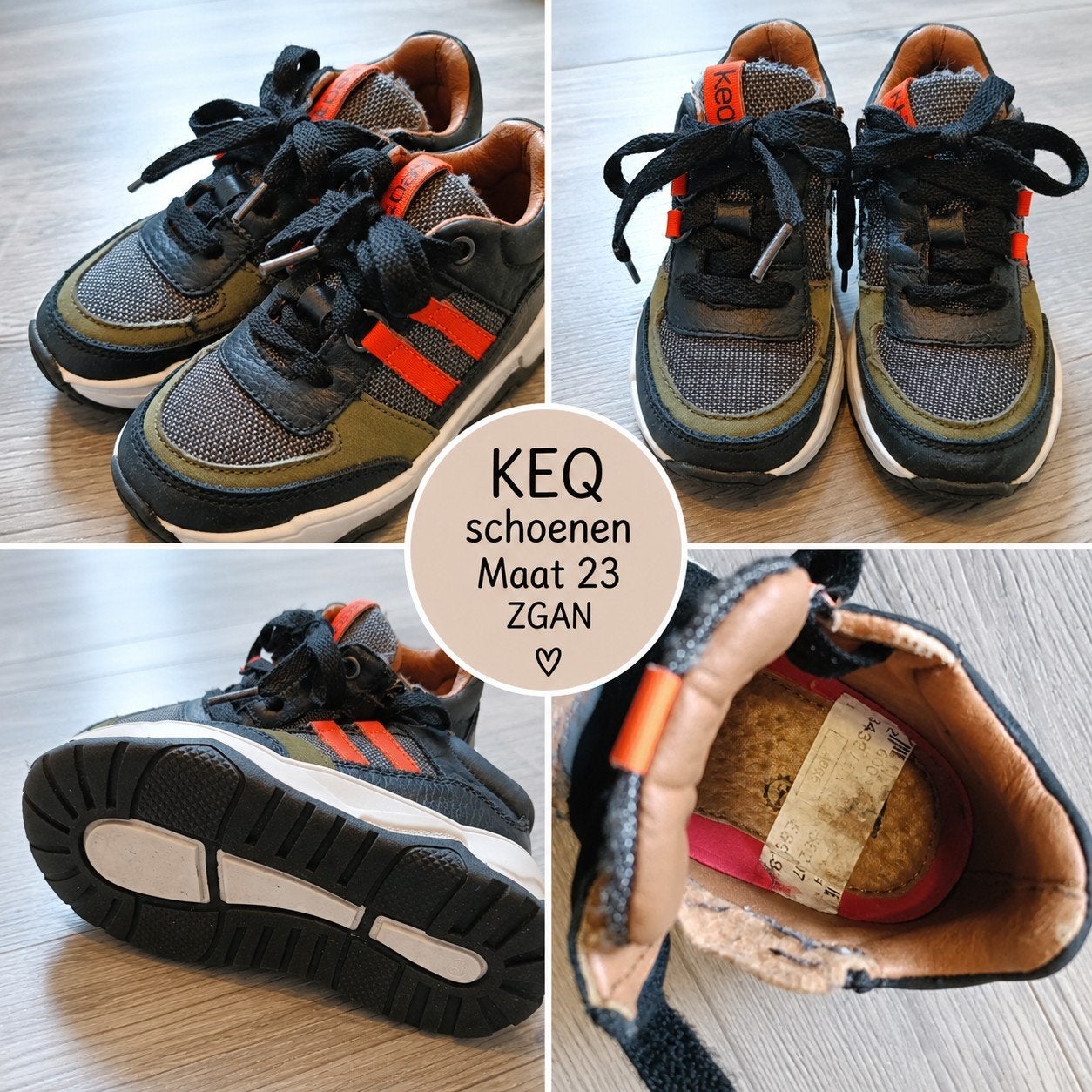 KEQ schoenen Maat 23 ZGAN, Jongen of Meisje, Schoenen, Ophalen of Verzenden, Zo goed als nieuw