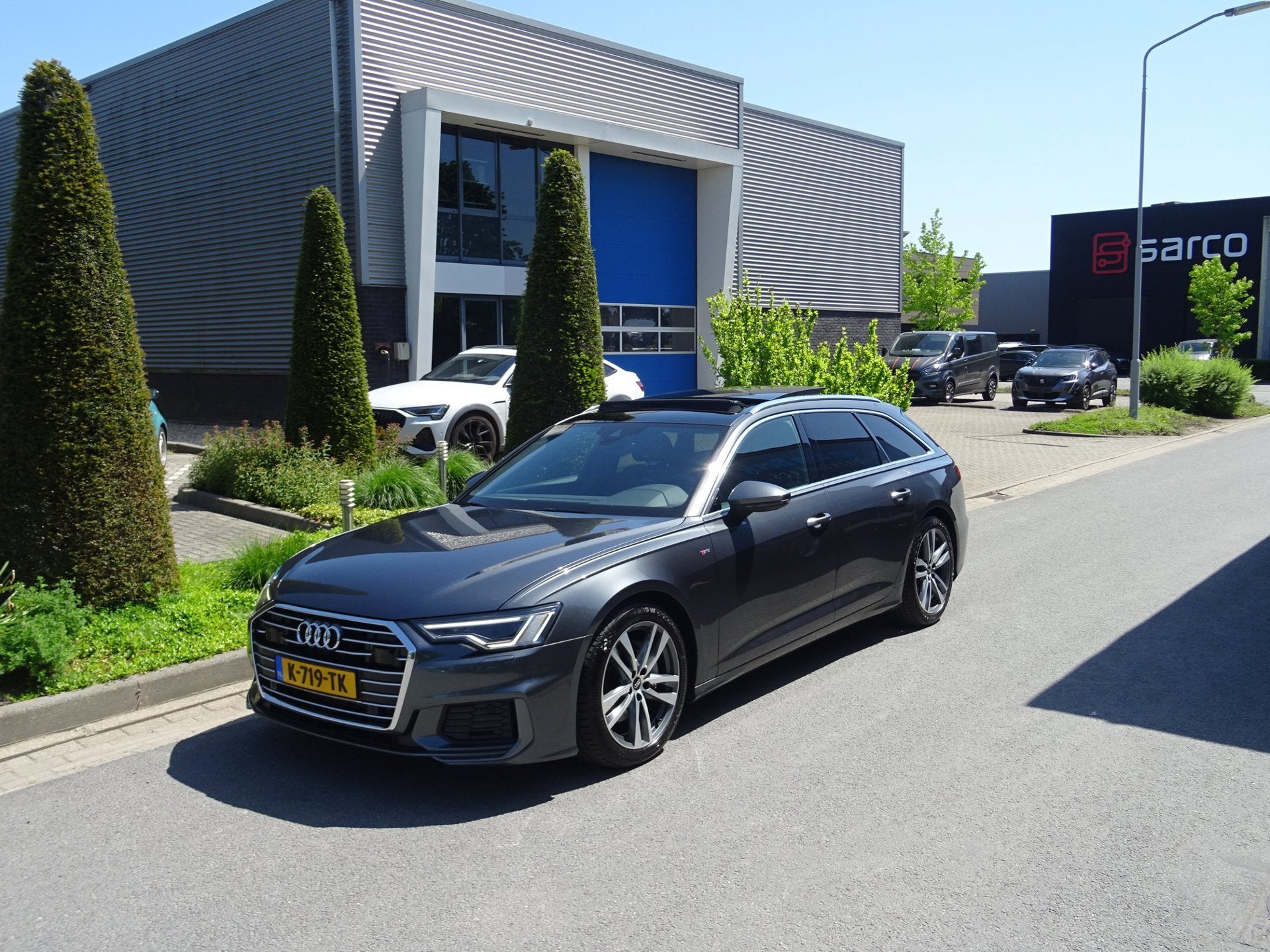 Audi A6 Avant 45 TFSI S Edition Panorama Memory 100% Onderho, Gebruikt, 4 cilinders, Leder en Stof, Automatische klimaatregeling