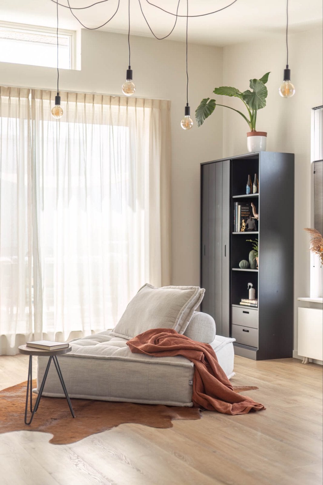 Moderne spinnenlamp van Karwei, Ophalen, 100 tot 150 cm, Zo goed als nieuw, Minder dan 25 cm