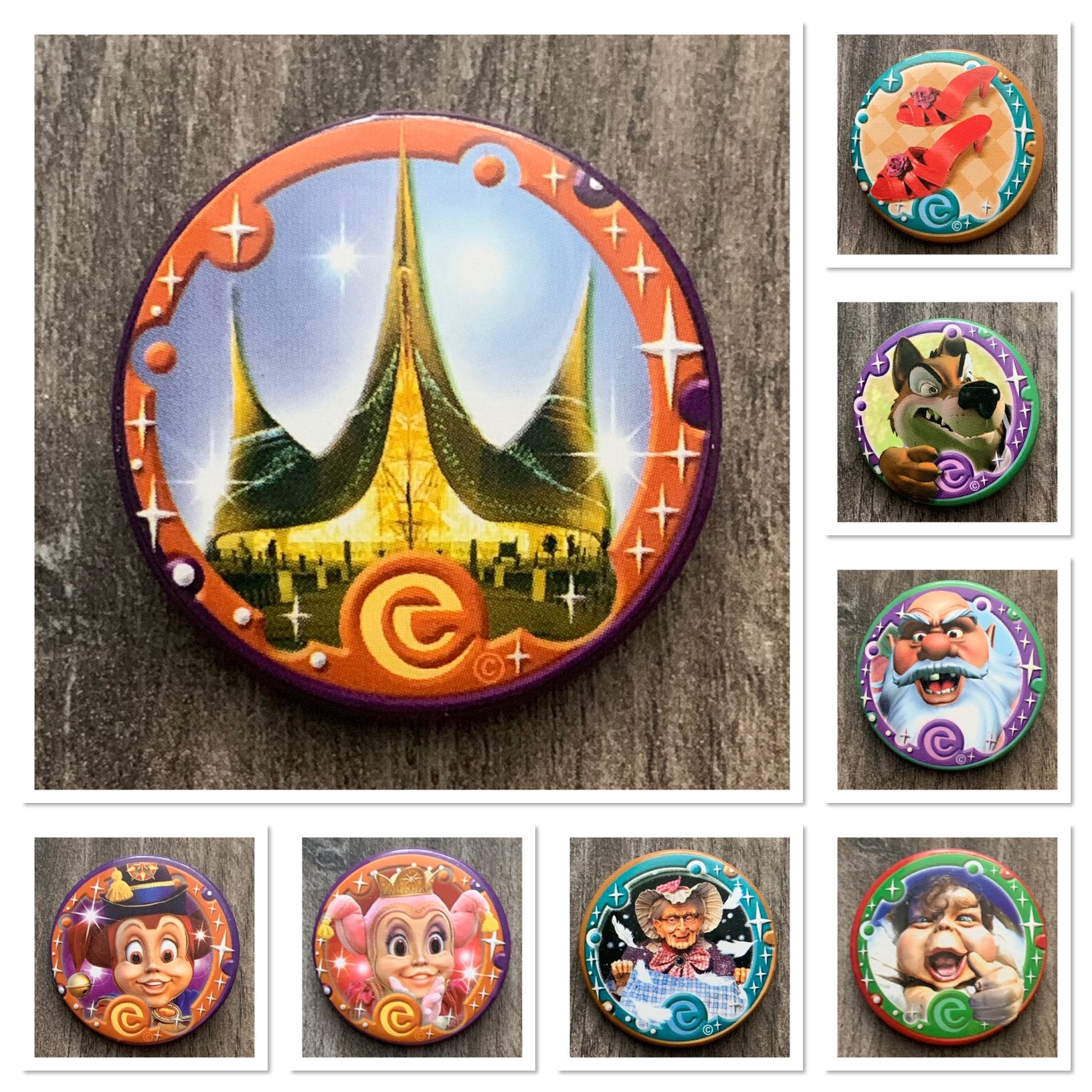 Efteling Buttons, Verzamelen, Efteling, Ophalen of Verzenden