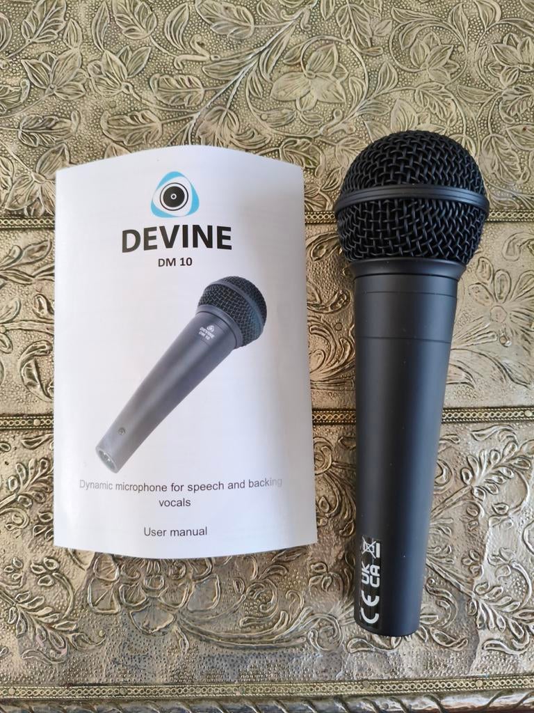 Nieuw. Devine DM 10 Dynamic Microphone, Ophalen of Verzenden, Nieuw, Zangmicrofoon