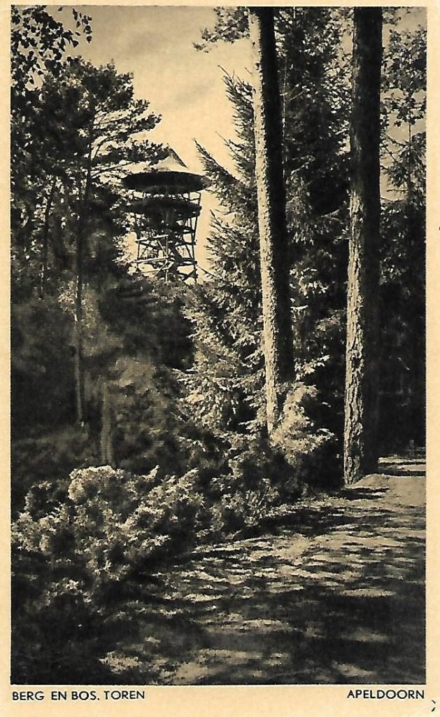 Apeldoorn- -Berg en Bos. Toren., Verzenden, 1940 tot 1960, Gelopen, Gelderland