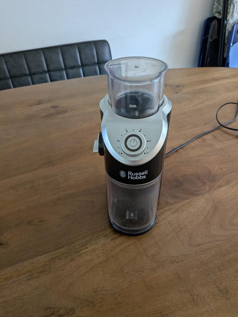 Russell Hobbs koffiemolen, Ophalen