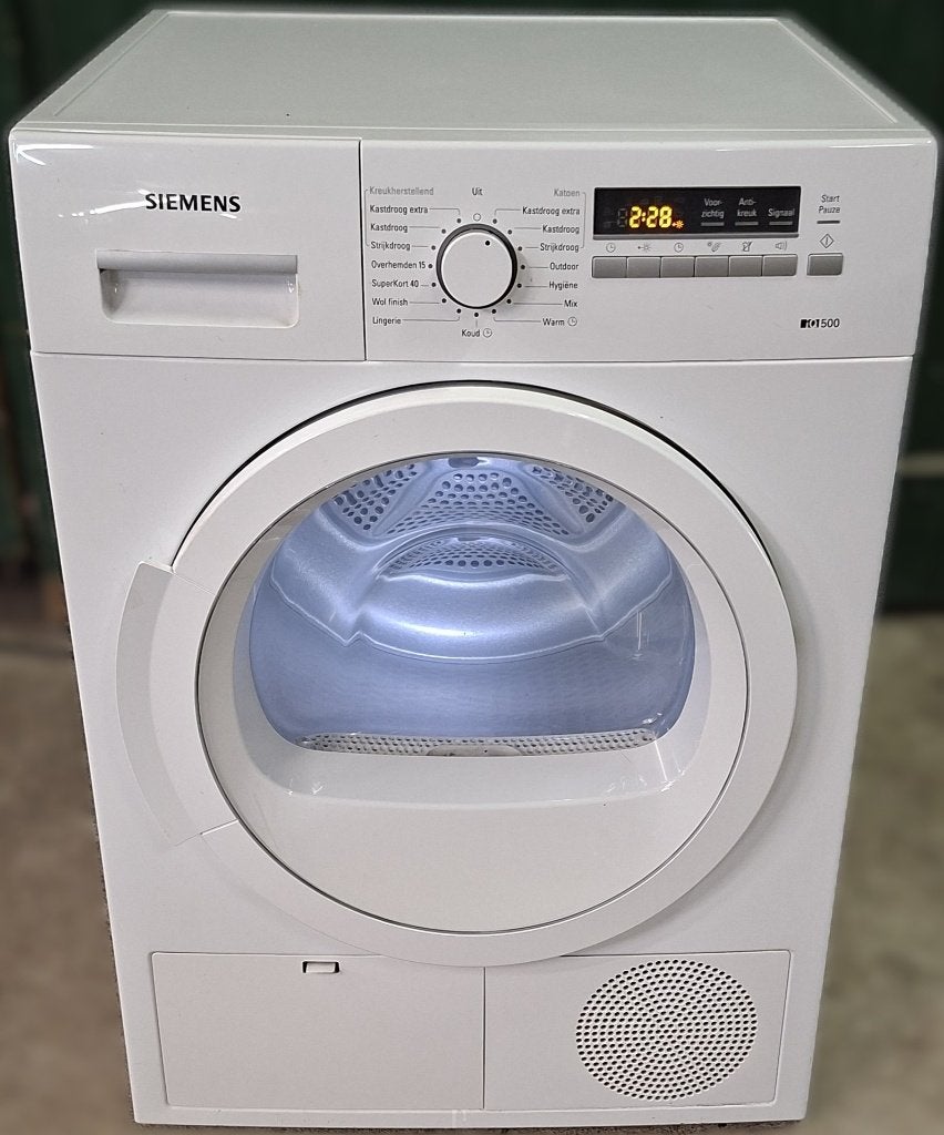 Siemens iq500 condens droger bezorging tot 25 km, 6 tot 8 kg, Anti-kreukfase, Ophalen of Verzenden, Zo goed als nieuw