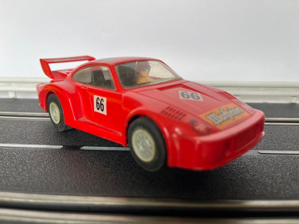 Fleischmann Porsche 935 Warsteiner slot car, Ophalen, Zo goed als nieuw, Elektrisch, Fleischmann