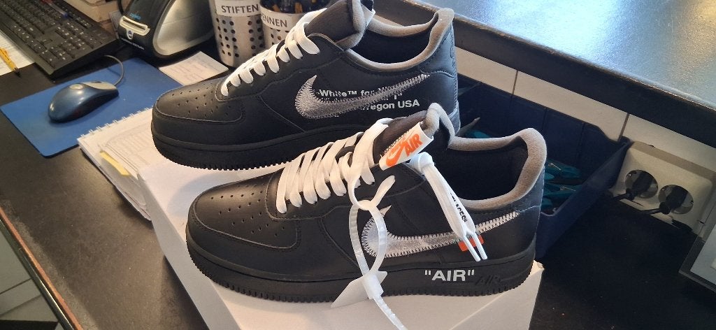 nike air, Air Force1 '07 VIRGIL x MOMA, Zwart, Nike, Nieuw, Ophalen of Verzenden