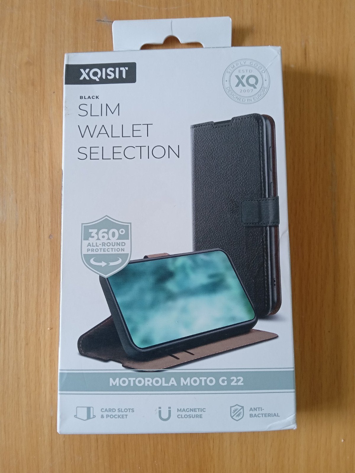 XQISIT slim wallet 51524 Motorola Moto G22 NIEUW, Ophalen of Verzenden, Nieuw, Hoesje of Tasje