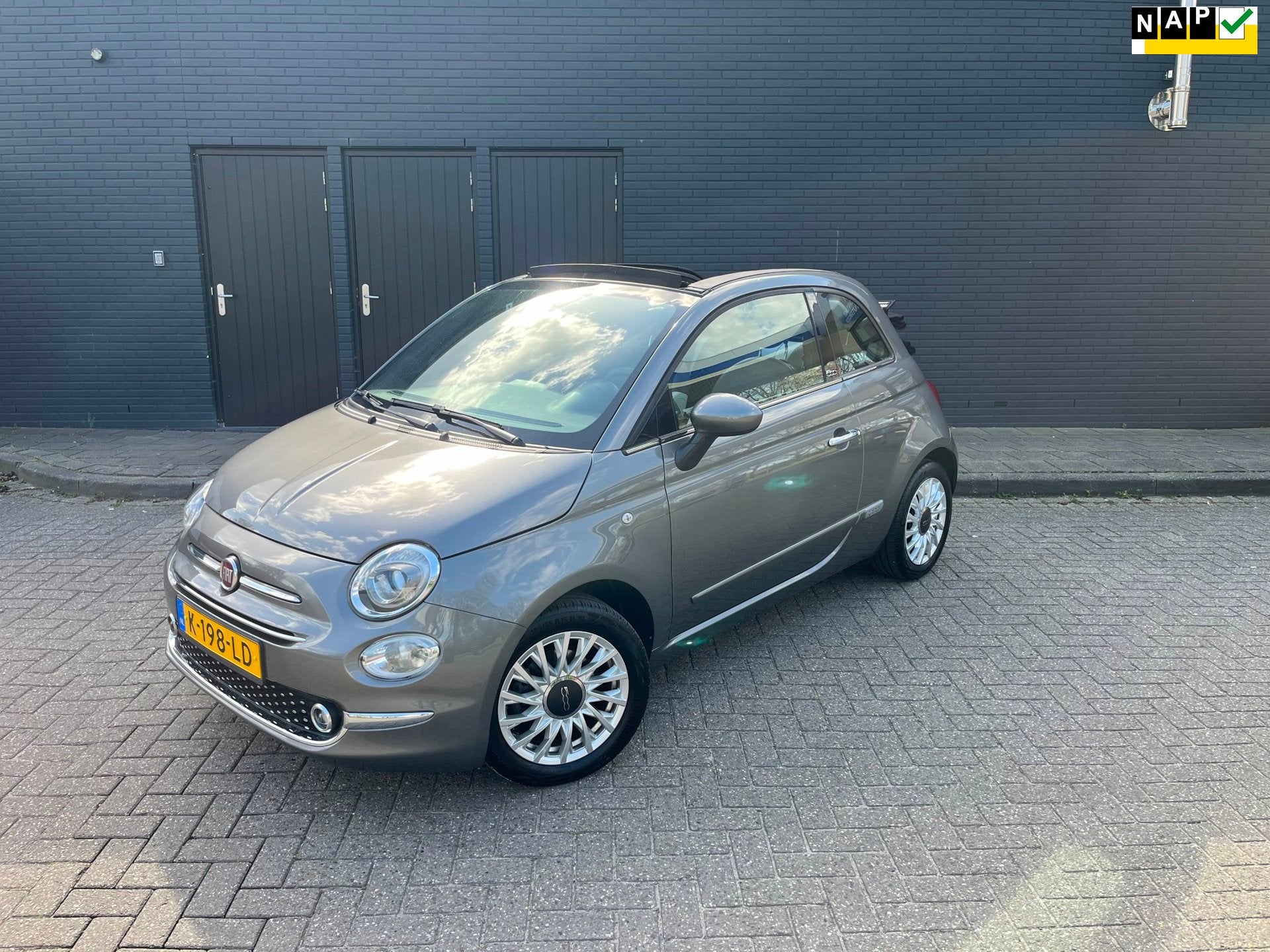 Fiat 500 C 1.0 Hybrid Star Cabrio, Auto's, Voorwielaandrijving, Euro 6, Cabriolet, 4 stoelen