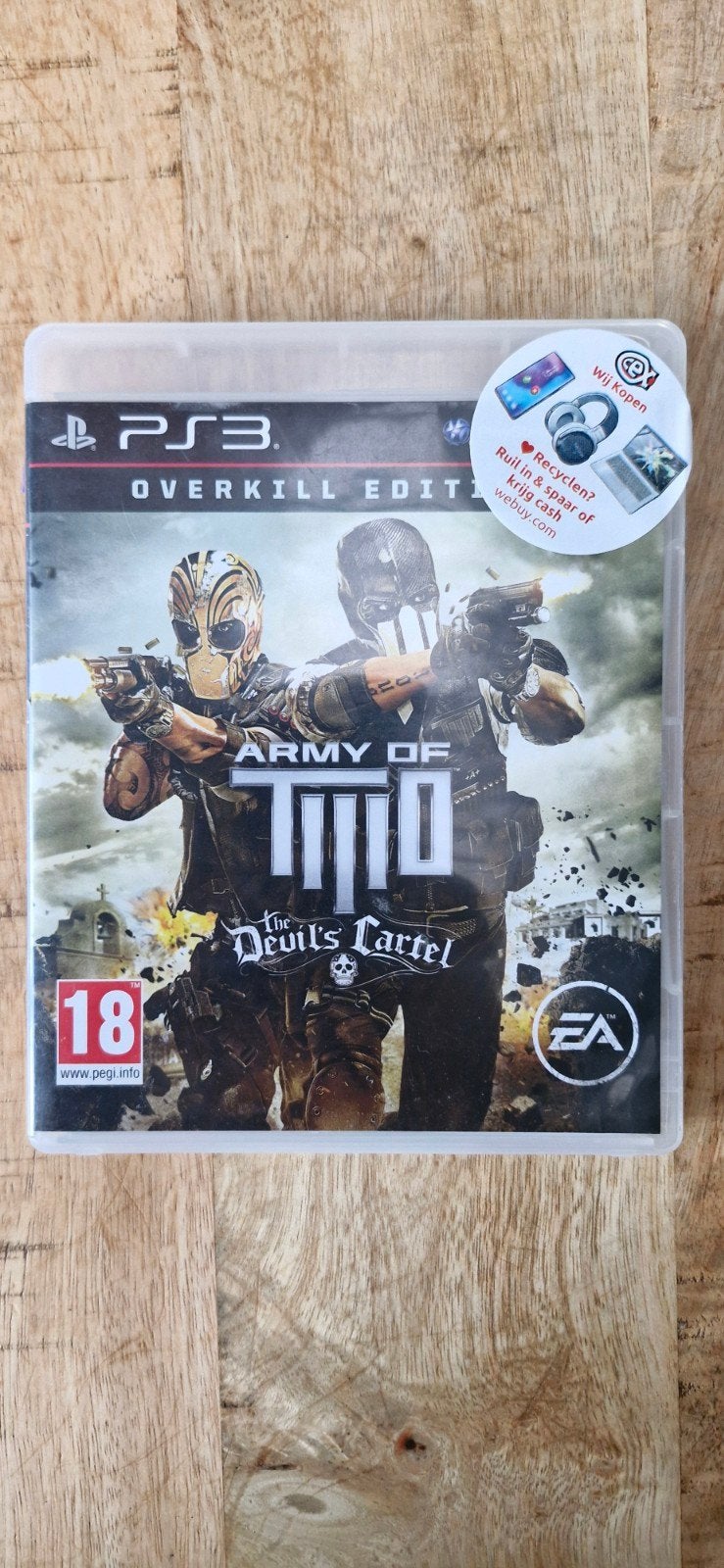 Army of Two: The Devil's Cartel Overkill Edition PS3, Vanaf 18 jaar, Shooter, 1 speler, Ophalen of Verzenden