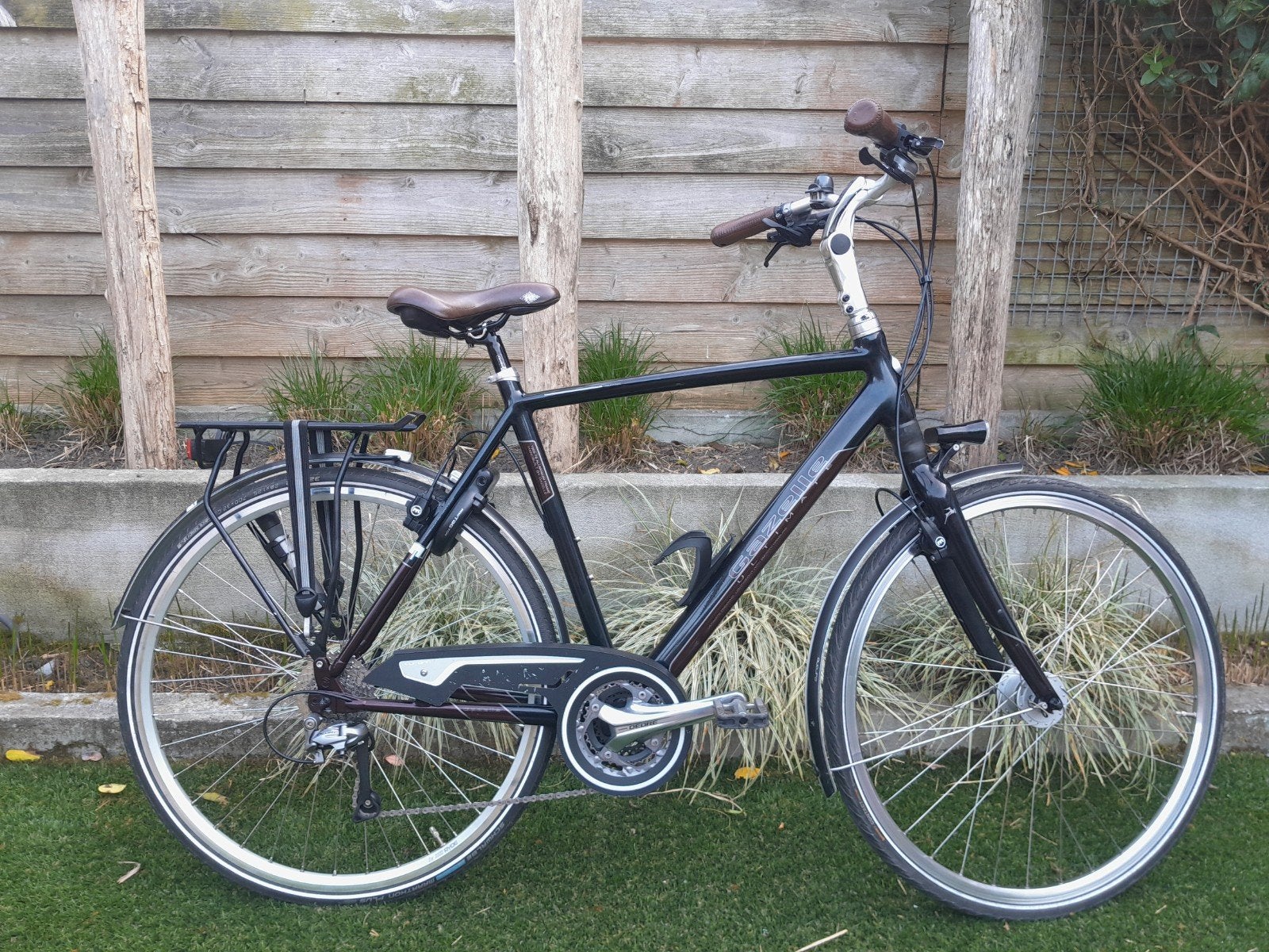 Gazelle Ultimate T2, herenfiets 57cm, magura,philips,zgan!, Fietsen en Brommers, Ophalen, Velgrem, Versnellingen, Zo goed als nieuw