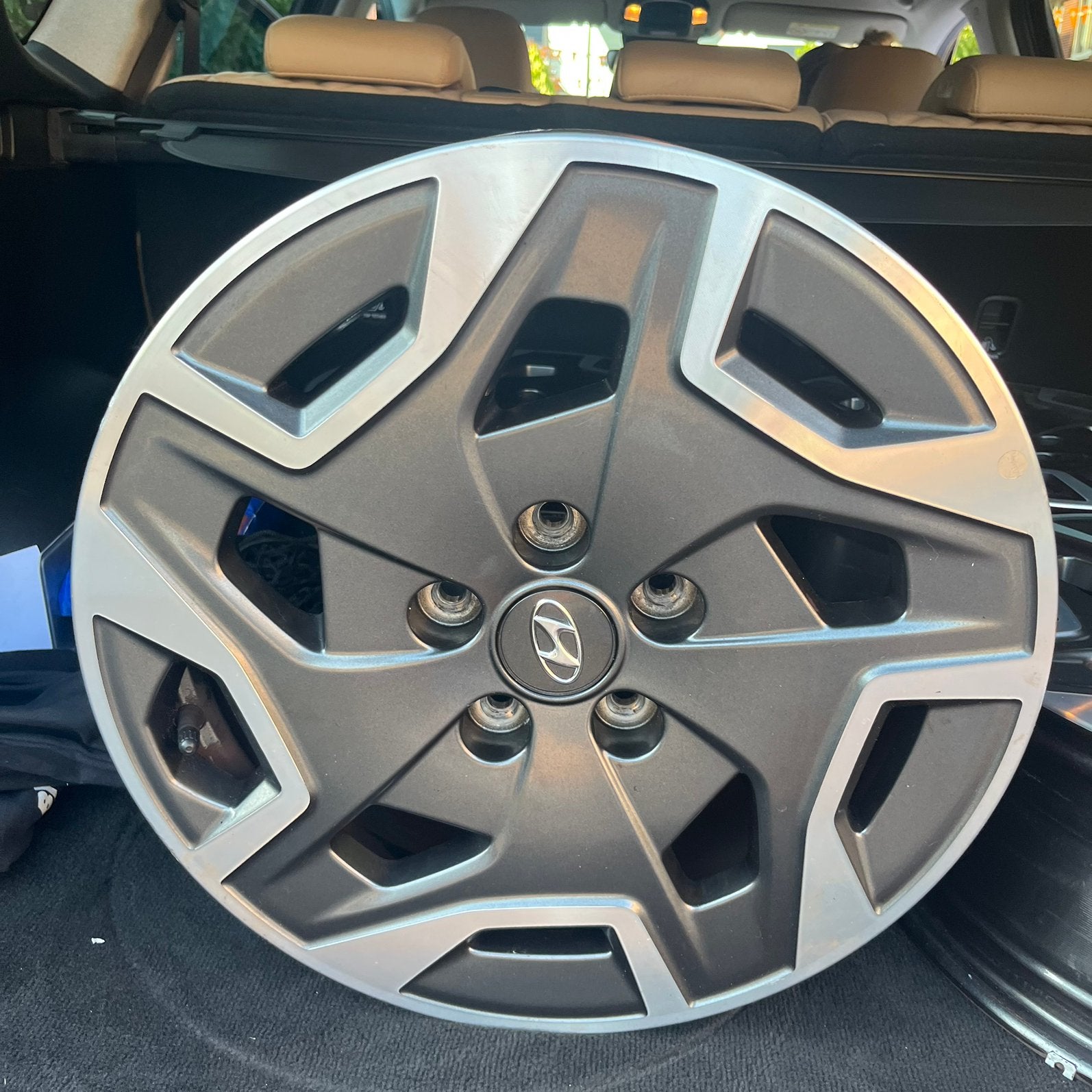 Velgen voor Hyundai Santa Fe, Auto diversen, Wieldoppen, Gebruikt, Ophalen