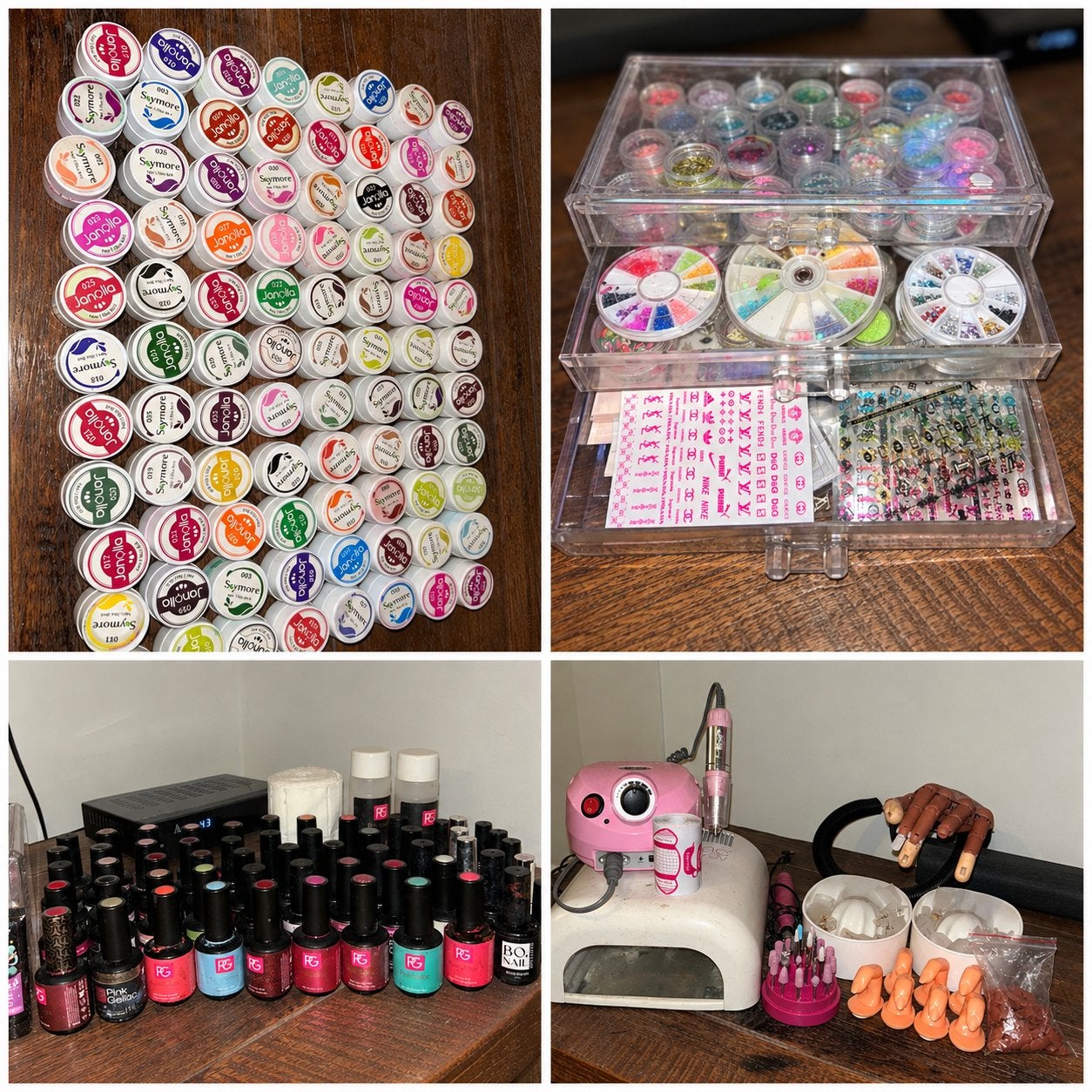 Diverse nagelspullen: Pink Gellac, acryl en meer!, Ophalen, Gebruikt, Gehele gezicht, Overige typen