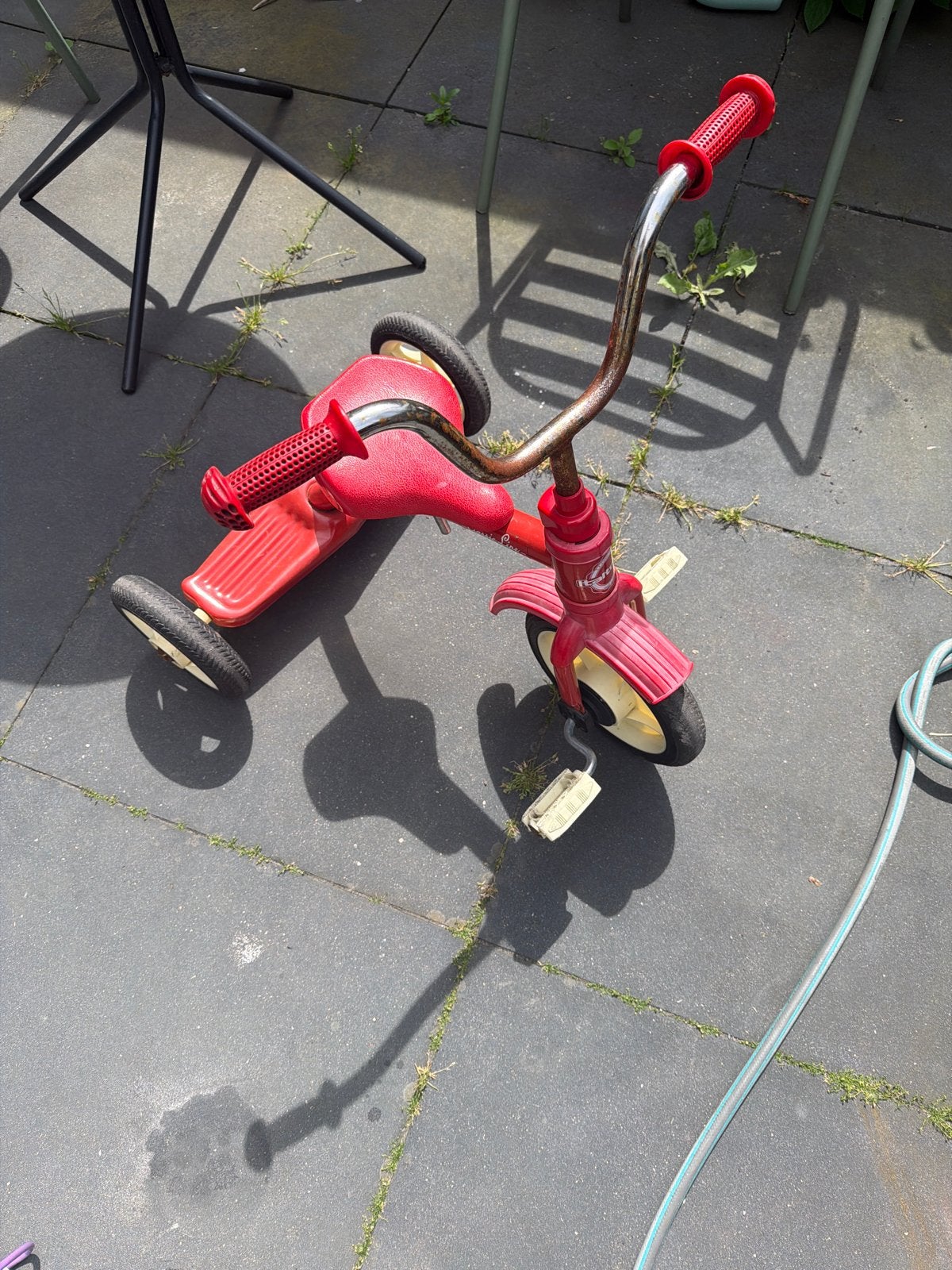 Driewieler rood - Klassieke rode driewieler voor kinderen, Ophalen, Gebruikt