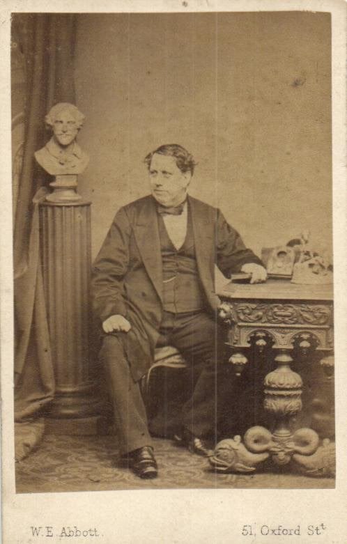 CDV - Heer in Stoel - W.E. Abbott - St Oxfordstreet, Gebruikt, Verzenden, Foto, Buitenland
