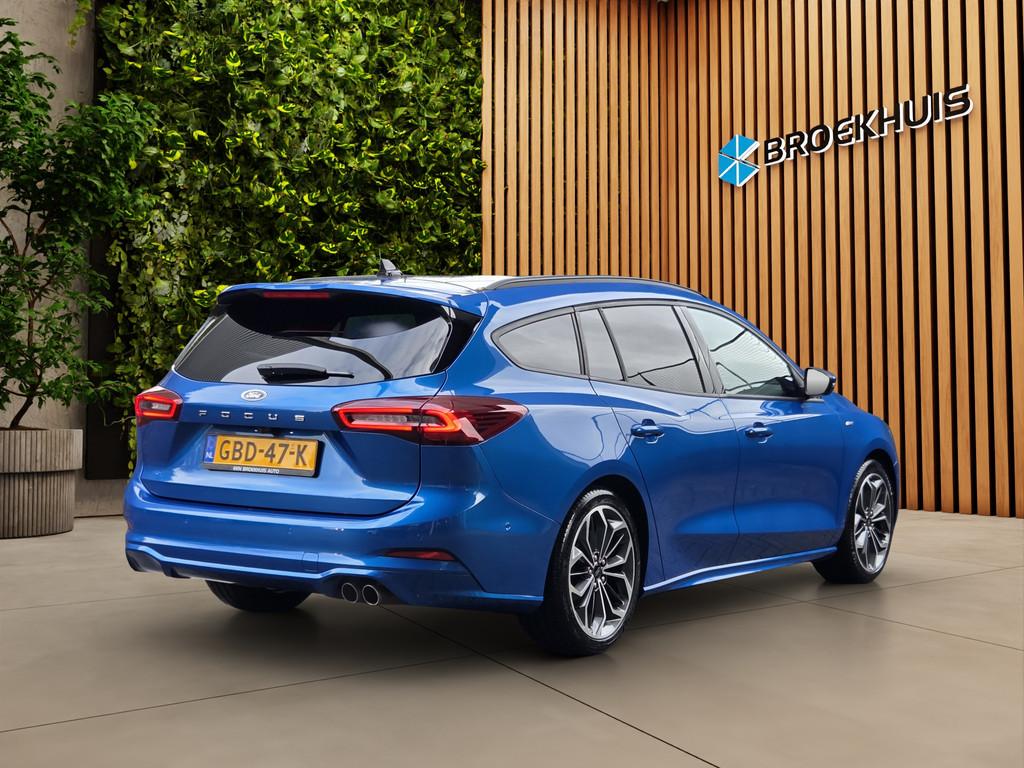 Ford Focus Wagon 1.0 EcoBoost Hybrid ST Line X, Auto's, Ford, 12 maanden, Gebruikt, Euro 6, Blauw