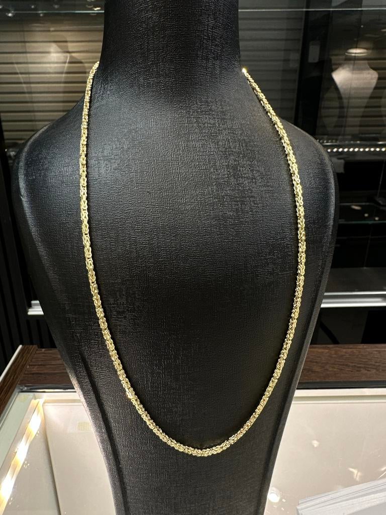 14k Gouden Byzantijnse Koningsketting, Sieraden, Tassen en Uiterlijk, Ophalen of Verzenden, Nieuw, Goud