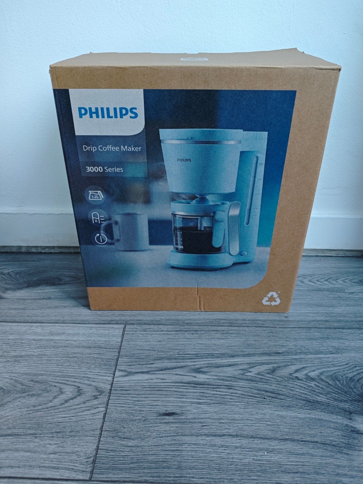 Philips Drip Koffiezetapparaat 3000 Serie HD7460/40, Ophalen, 10 kopjes of meer, Gemalen koffie, Koffiemachine