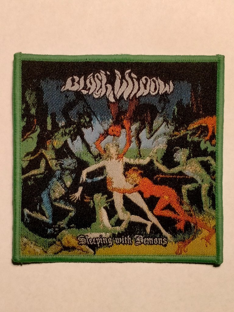 Black Widow sleeping with muziek band kleding patch rock, Verzenden, Nieuw, Kleding