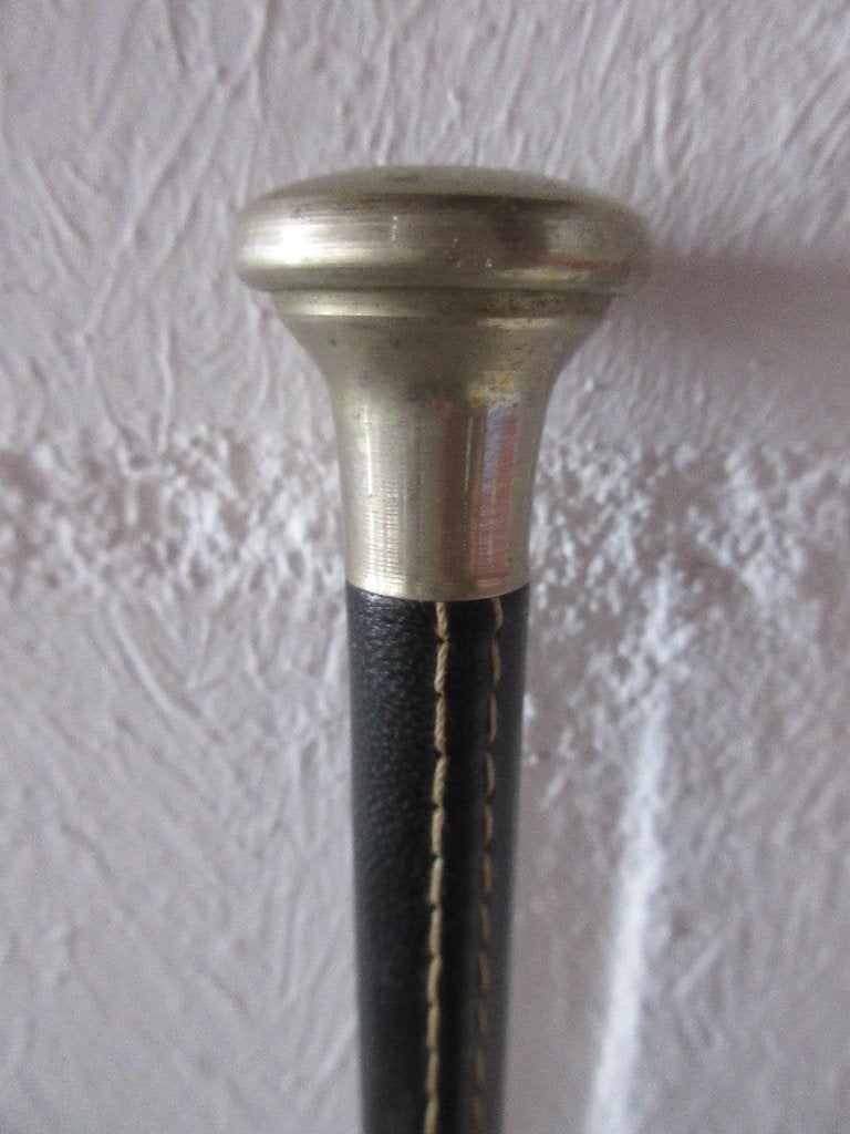 Vintage zweep paardrijzweep met metalen knop, Ophalen of Verzenden, Gebruikt, Overige typen