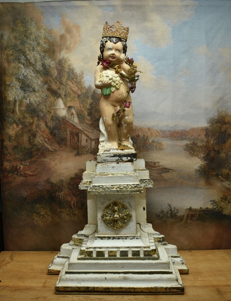 Oude Houten Console. "Uit Aletta's Tijd", Antiek en Kunst, Ophalen of Verzenden
