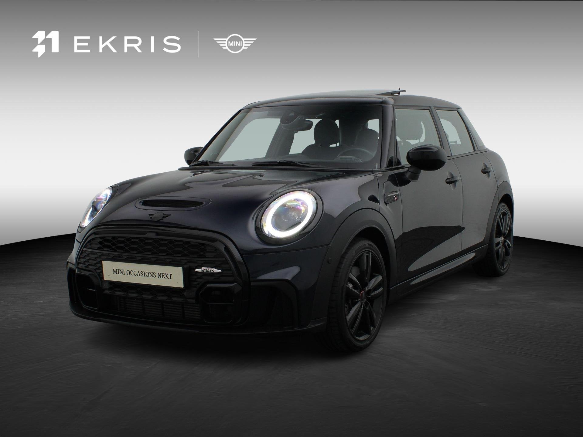 MINI 5-Deurs Cooper S John Cooper Works + Panoramadak + Lede, 1998 cc, 4 cilinders, Met garantie (alle), Blauw