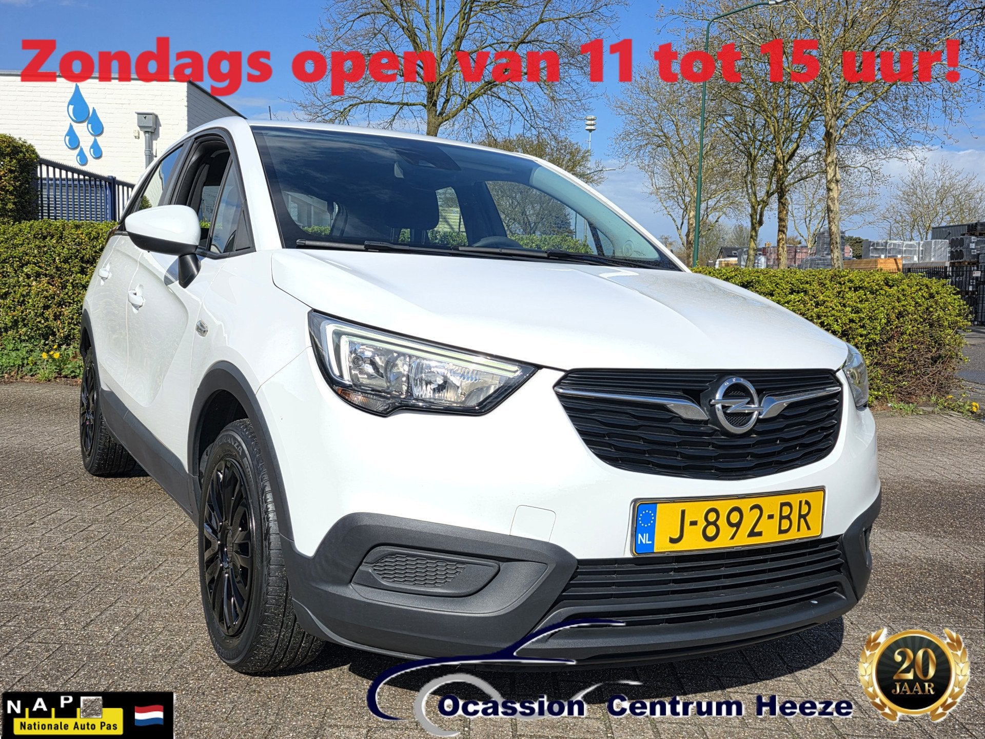 Opel Crossland X 1.2 Ed, 1e Eig! Carplay! Navigatie! 4 nwe A, Auto's, Opel, Voorwielaandrijving, 83 pk, Stof, Gebruikt