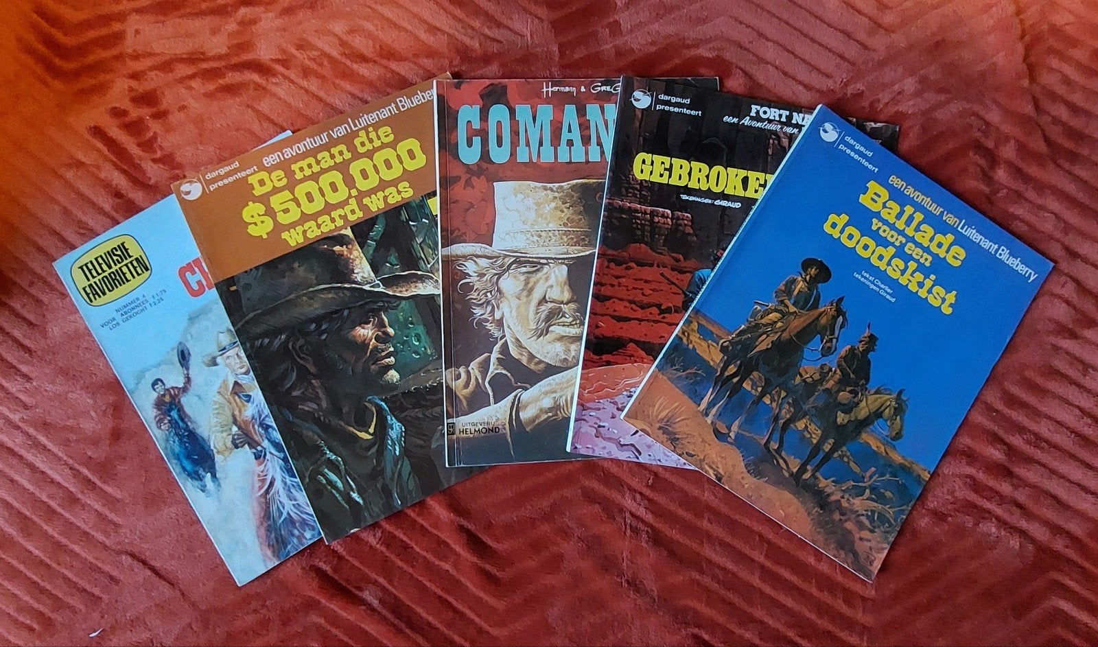 Diverse stripboeken - Western thema, Boeken, Meerdere stripboeken, Ophalen of Verzenden, Gelezen, Diverse auteurs