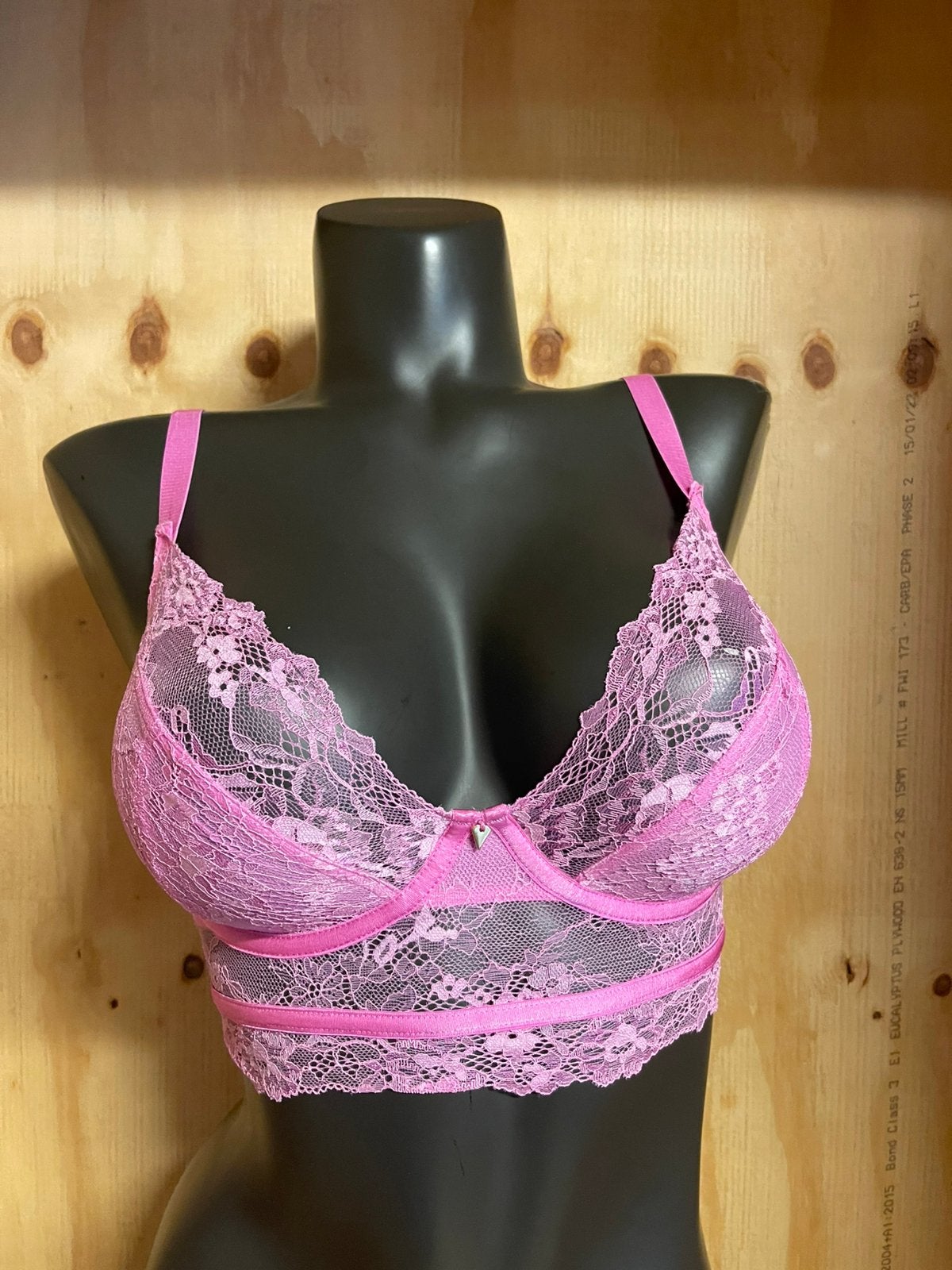 Cleo longline bh Maat eu 65f is uk 30e Model selena, Verzenden, Roze, BH