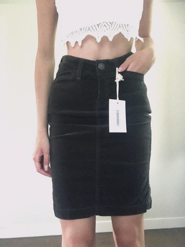 NIEUW bruin suede rok maat S / 36, Bruin, Nieuw, Ophalen of Verzenden, Maat 36 (S)
