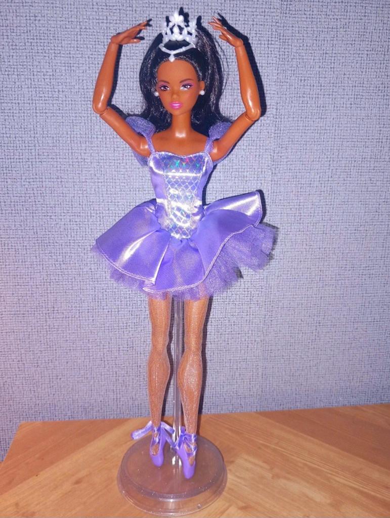 Collector Barbie Ballet Wishes Odile face paars, Verzamelen, Poppen, Verzenden, Gebruikt, Pop