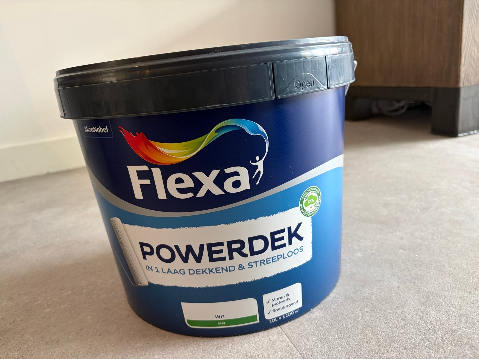 Flexa Powerdek Wit Muurverf - Nieuw en Verzegeld, Ophalen, Wit, Nieuw, Verf