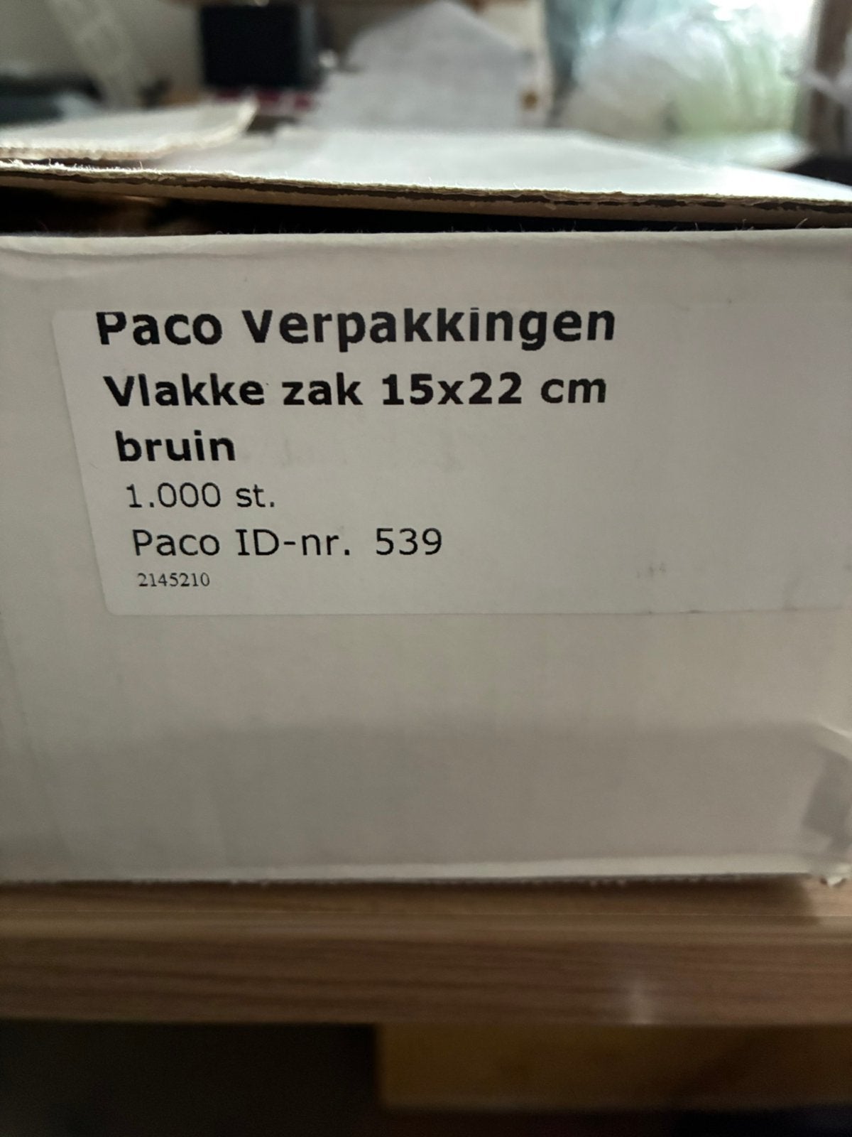 Papieren zakjes, Ophalen of Verzenden, Nieuw
