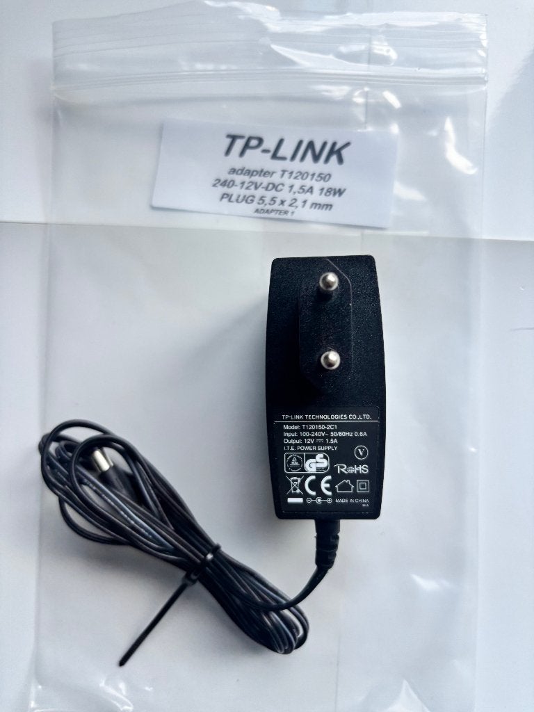 TP-LINK  T120150  Adapter, Ophalen of Verzenden, Zo goed als nieuw, TP-Link
