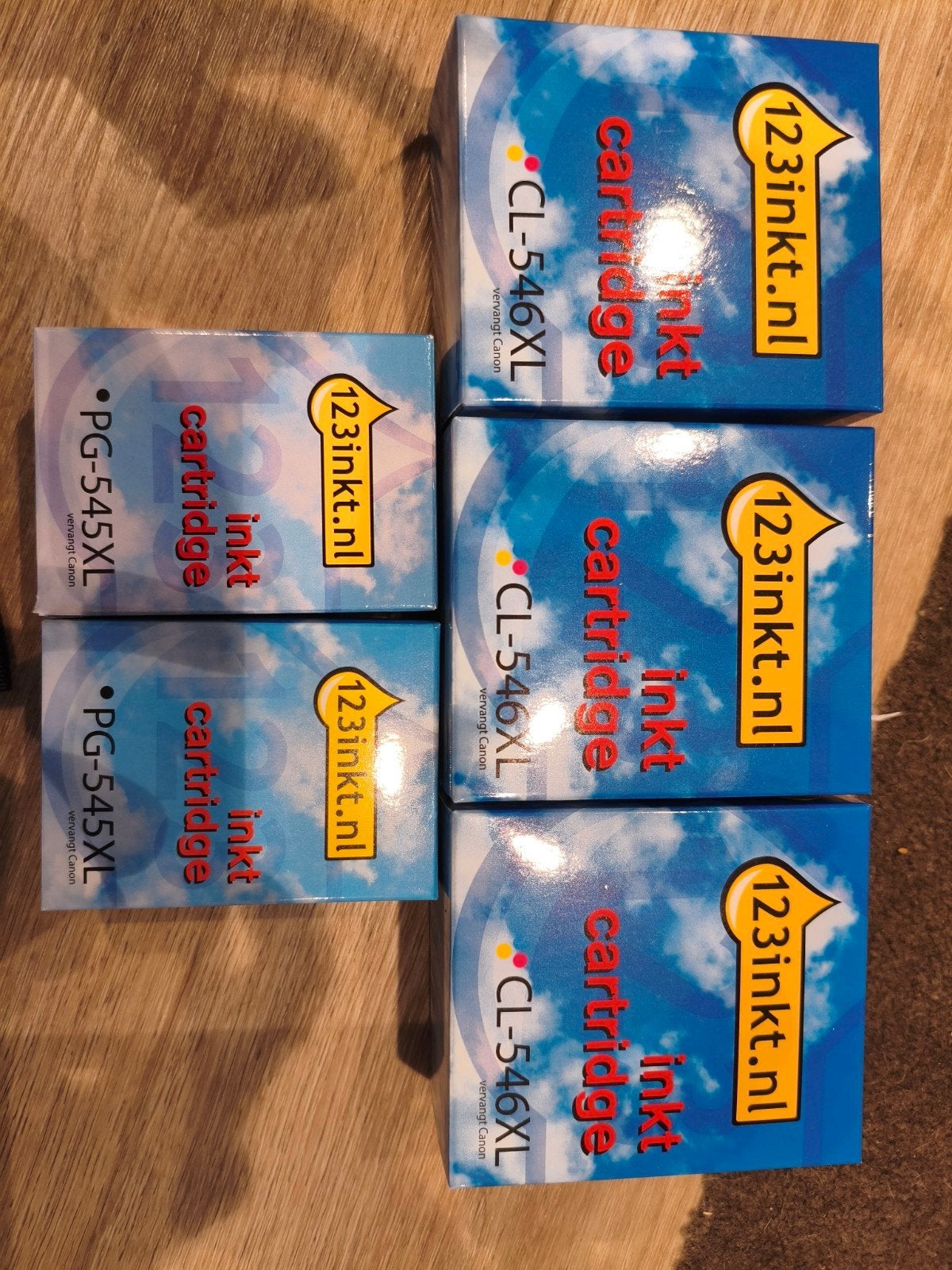 123inkt huismerk Canon PG-545XL / CL-546XL cartridges, Ophalen of Verzenden, Nieuw, Cartridge, 123inkt huismerk